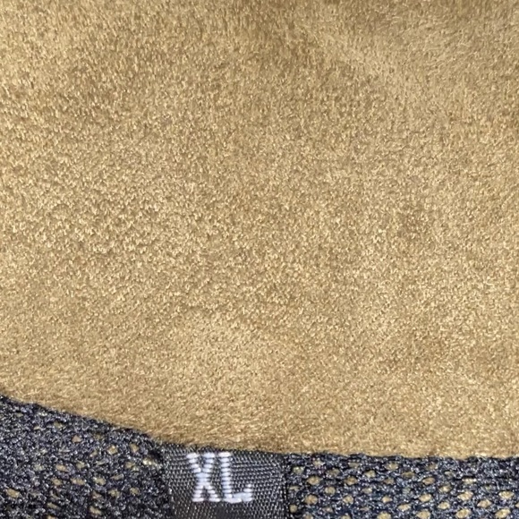 US Navy Faux Suede Full Zip Brownish Green Jacket - Picture 9 of 11